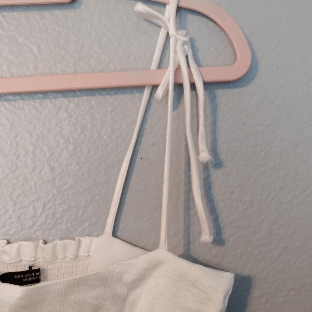 Zara Crop Top Tie Straps Size Small - Picture 8 of 14
